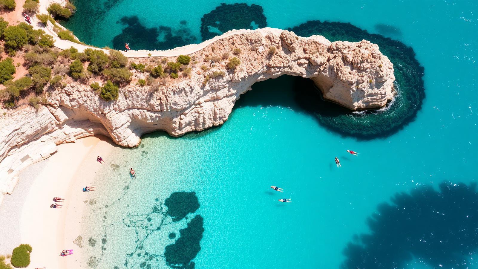 Turquoise kustlijn aan de Costa Brava